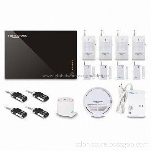 3G/2G GSM SMS Burglar Alarm System, Supports English, German, French, Russian, Spanish Languages